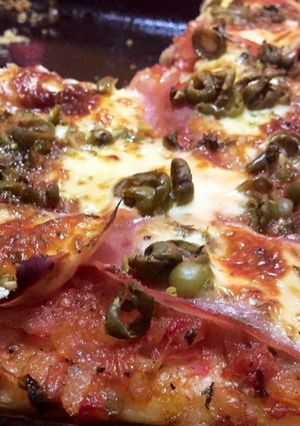 Una foto de Pizza casera 🍕❤️