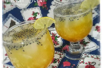 Cara Gampang Membuat Es Jeruk Melon Serut Rumahan