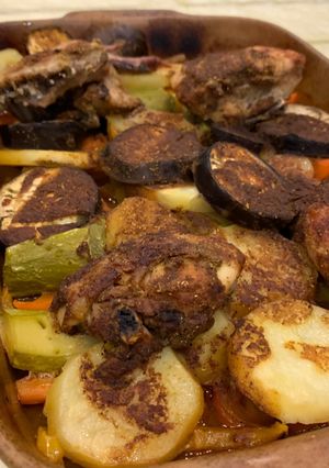 صورة لوصفة صينيه دجاج وخضار