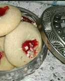 Eggless Jim Jam whole wheat cookies