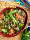 Sup Daging Kapri Tomat (dengan pressure cooker)