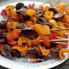 A picture of Sate Jamur Paprika.