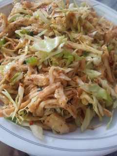 A picture of Creamy chicken filling.