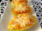 Una foto de patatas rellenas