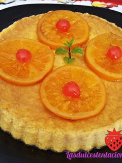 Una foto de Pudín de naranja casero