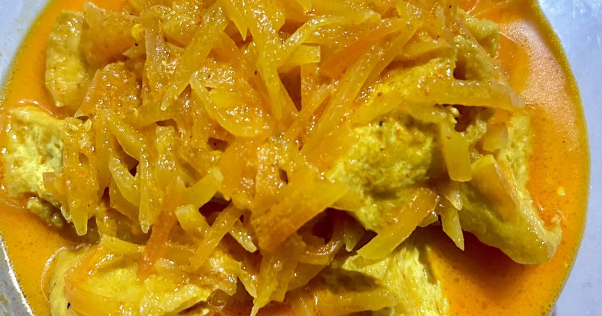 Sayur Lodeh Pepaya Muda dan Tahu