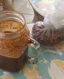 Salsa macha con cacahuate