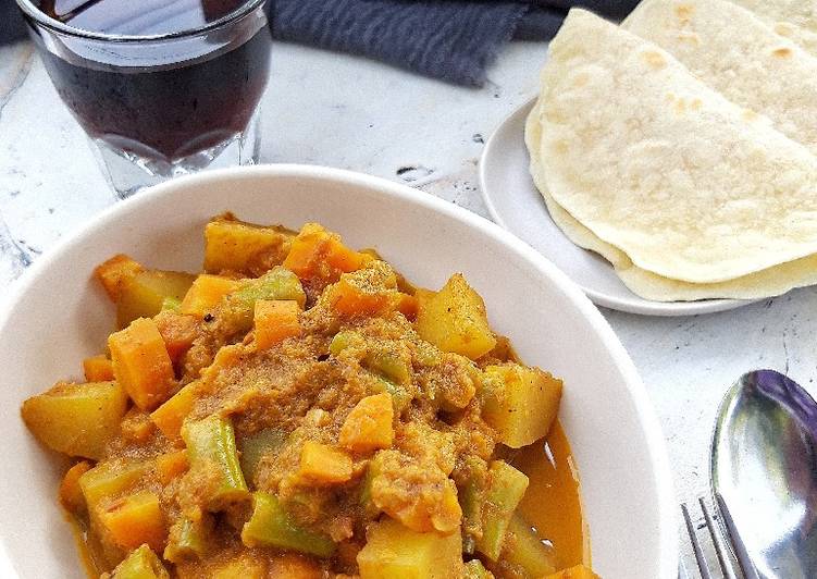 Resep Indian Vegetable Curry (Maharastra Style), Lezat Sekali