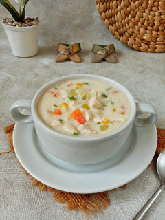 Foto resep Creamy Chicken Soup
