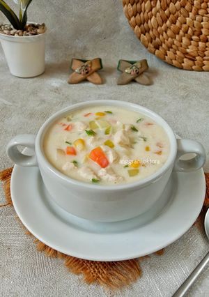 Foto resep Creamy Chicken Soup