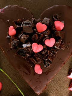 Una foto de Tarta corazón Mon Chéri