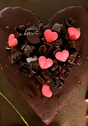 Una foto de Tarta corazón Mon Chéri