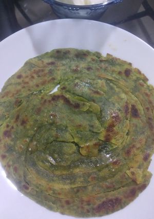 પાલક મેથી ના લછછા પરાઠા(Palak Methi Lachhchha Paratha recipe in રેસીપી મુખ્ય ફોટો