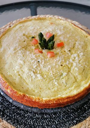 Una foto de Soufflé de Espárragos