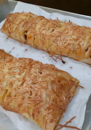 Foto resep Strudel Pisang Cokelat