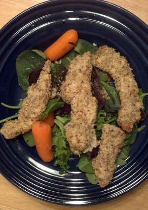 A picture of Primal Coconut Encrusted Chicken Salad.