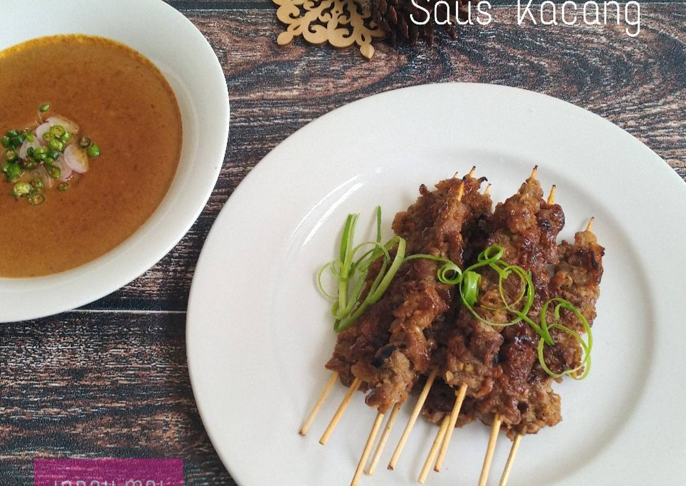 Sate Sapi Saus Kacang