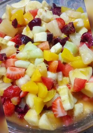 Una foto de Súper ensalada de frutas