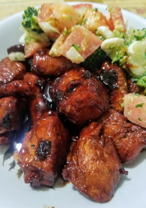 Una foto de Pollo al caramelo
