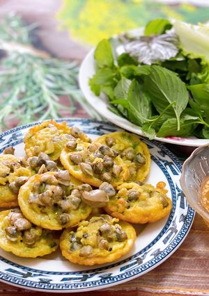 Hình của món Bánh khọt hến.