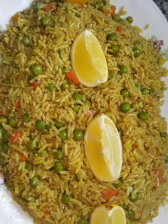 صورة لوصفة أرز بالكاري