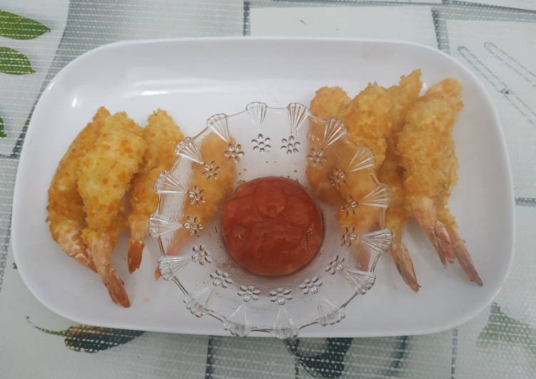 Resep Udang goreng tepung roti, Enak