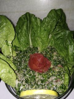 صورة لوصفة تبولة