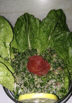صورة لوصفة تبولة