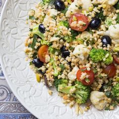 Thermomix Israeli cous cous salad A picture of Thermomix Israeli cous cous salad.