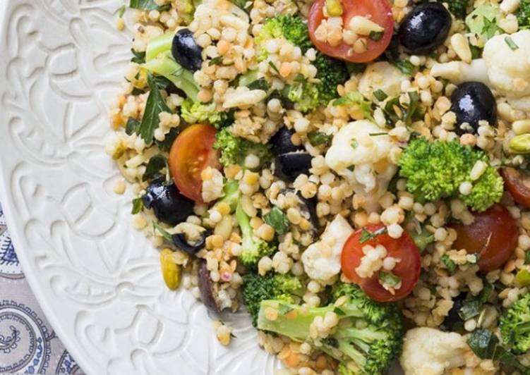 Thermomix Israeli cous cous salad