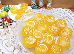 Mandarinos (narancsos) gumi cukor recept fotója