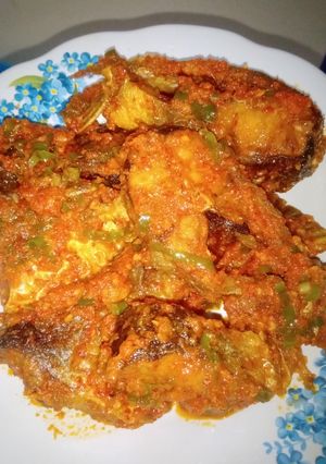 Foto resep Patin sambal daun kunyit