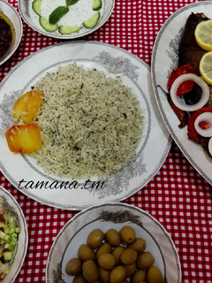 عکسی از دستور ماهی شکم پر