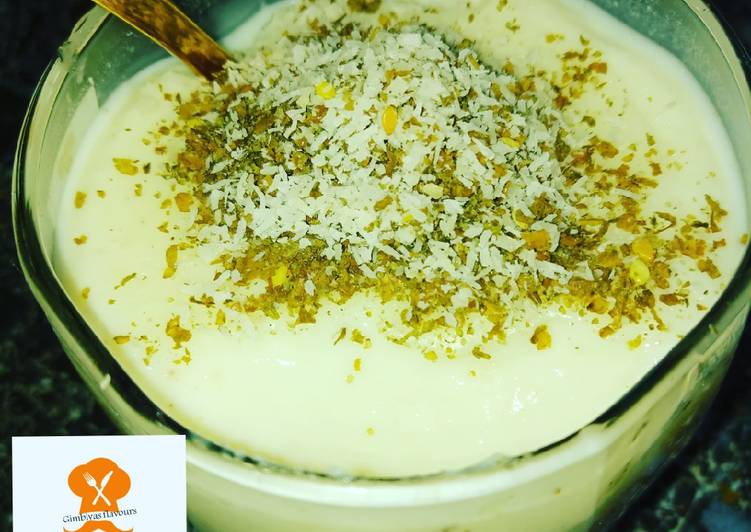 Recipe of Delicious Mahallabia/ muhallabia arebian creamy desert