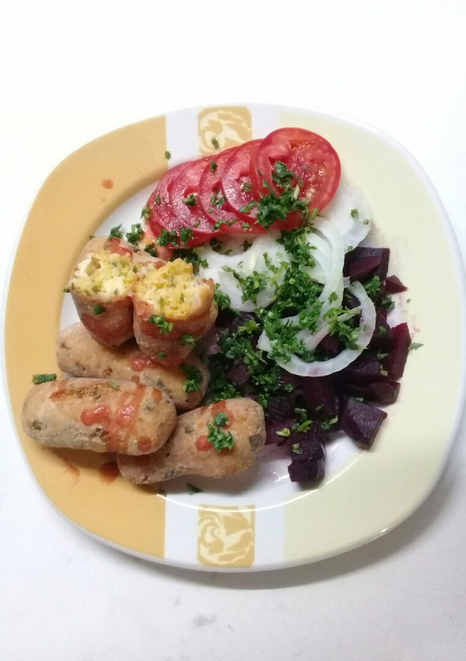Una foto de Croquetas de harina de maíz