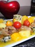 Lomo de cerdo con frutas tropicales 👍🇵🇪