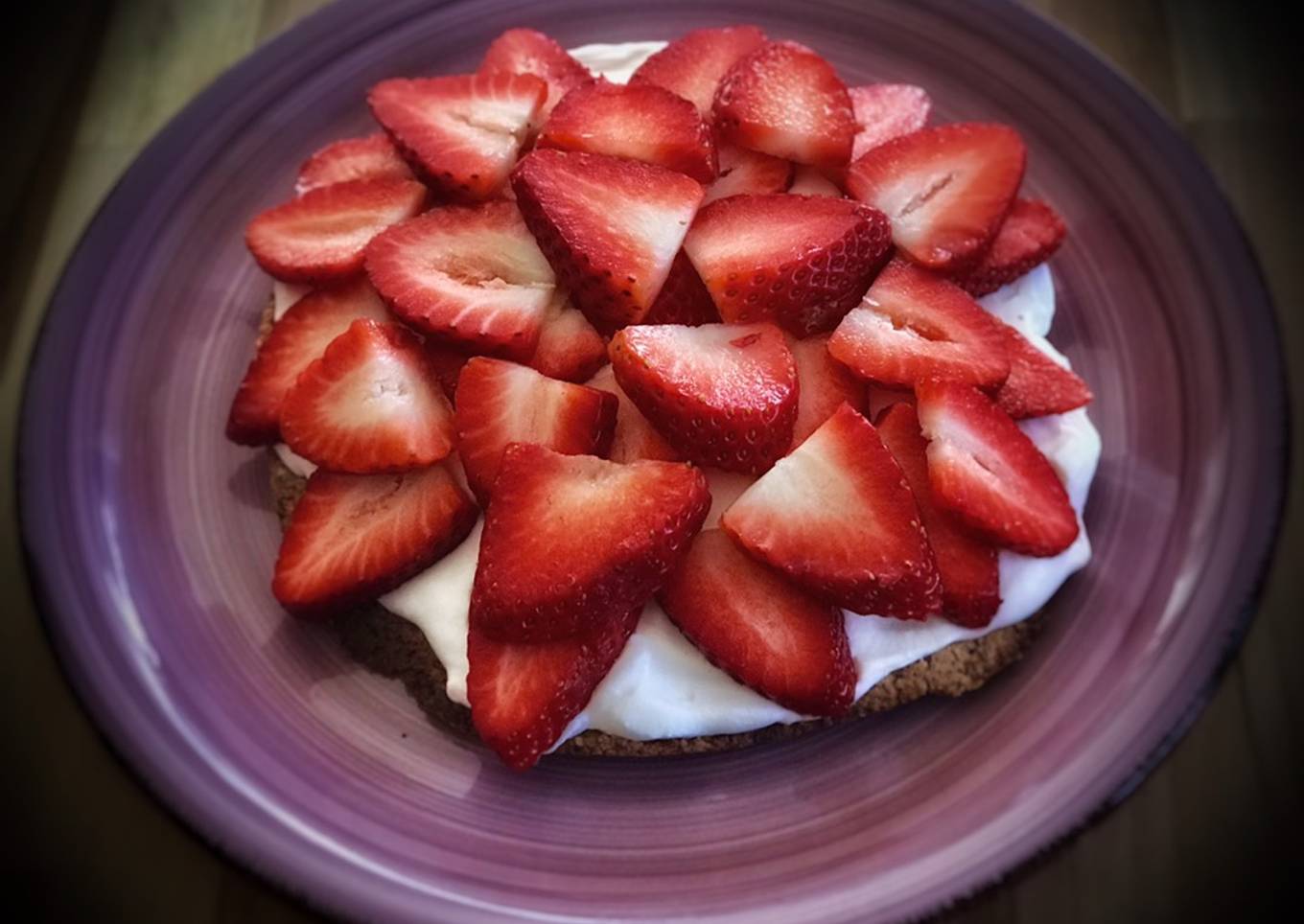 Mostachón ‘ligero’ de fresas