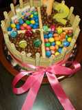 Tarta de obleas y nutella