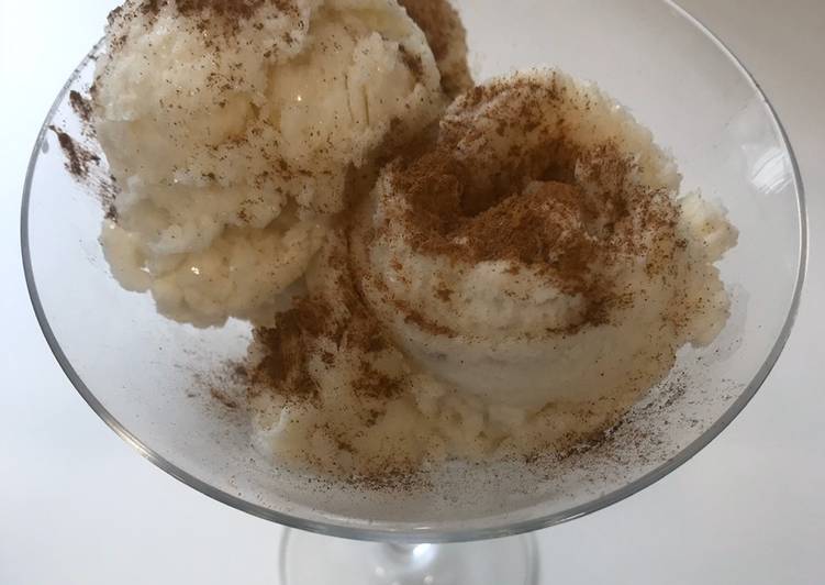 Helado de leche merengada