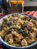 Spinach chicken carbonara
