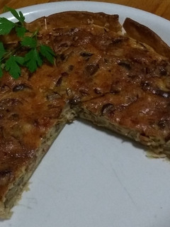 Una foto de Quiche de setas