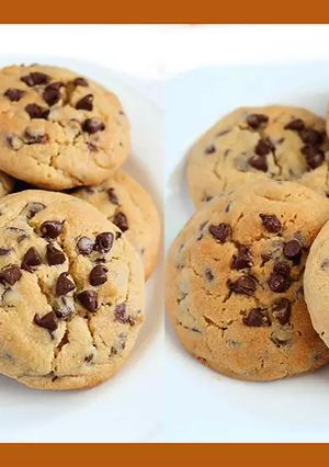 A picture of Chocolate chip cookies.
