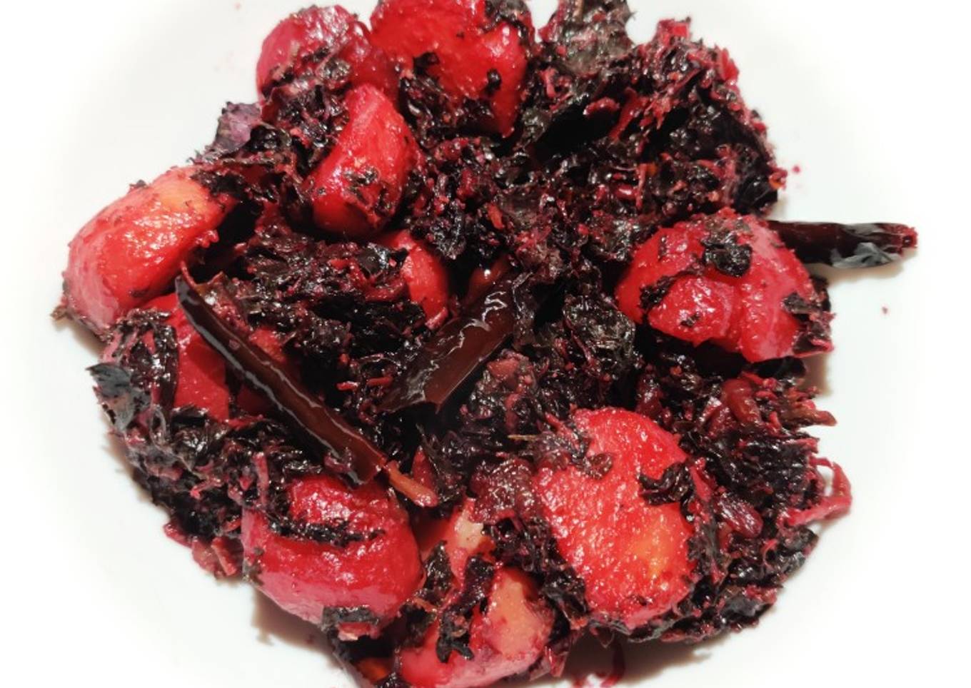 Amaranth Leaves with Potato