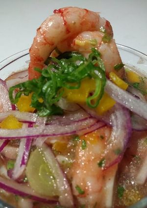 Una foto de Ceviche mixto