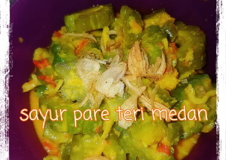 Resep Sayur pare teri medan yang Lezat