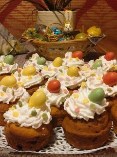 Narancsos muffinok csokidarabokkal #húsvét recept fotója