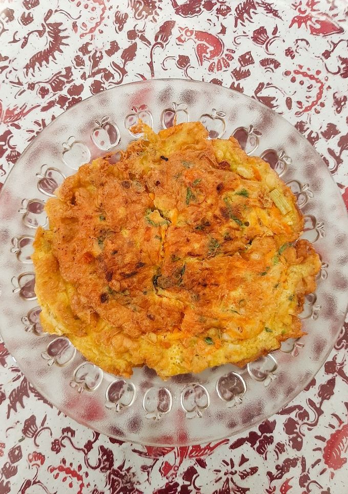 Foto resep Telur Dadar Sayur