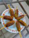 Bread potato 🍴Stick kabab🍢
