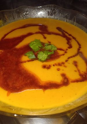 صورة لوصفة شوربة العدس الهندية