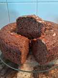 Torta de chocolate y menta fresca
